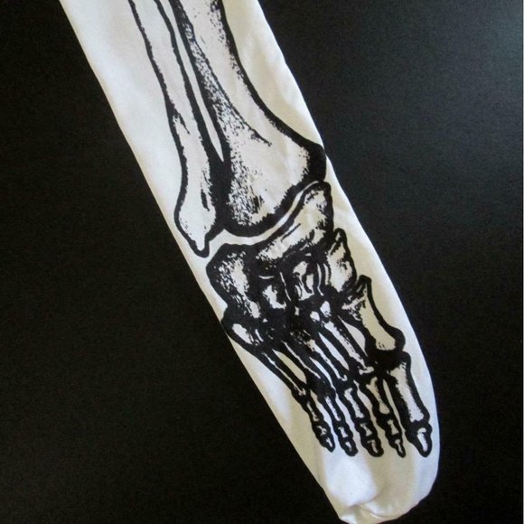 Vintage Inside Out Bodywear Leggings Bones Muscles Anatomy Image 1977 - Picture 5 of 8